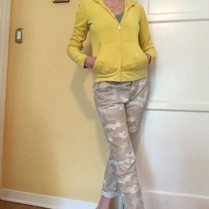 Juicy Couture yellow hoodie.